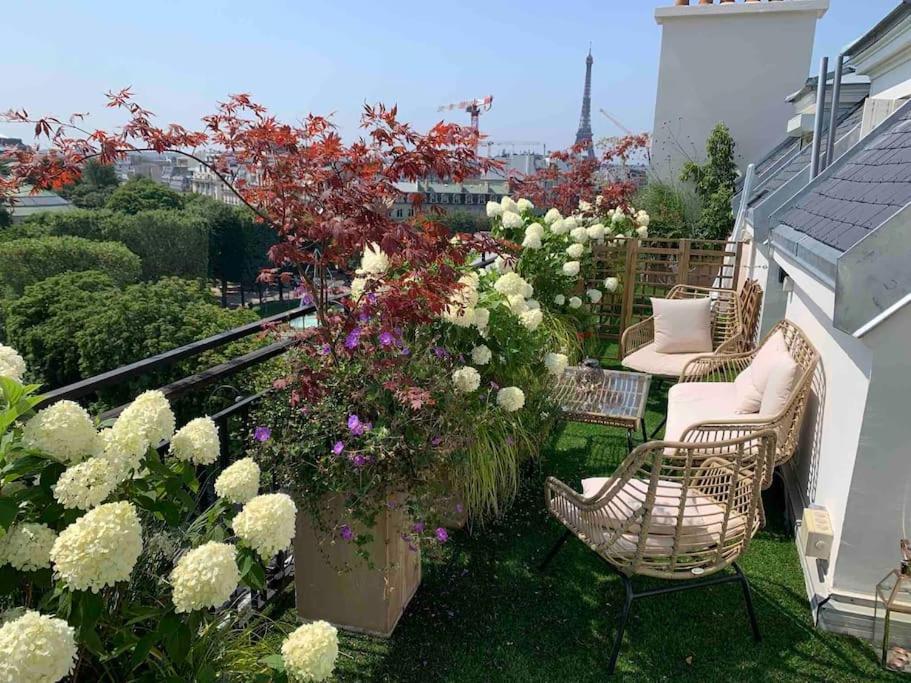 Appartamento New Rbnb Eiffel Tower Rooftop 360 Terrace View And Parking *