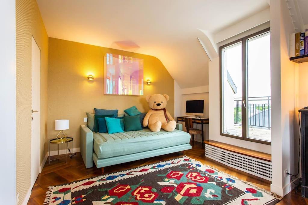 New Rbnb Eiffel Tower Rooftop 360 Terrace View And Parking Appartamento