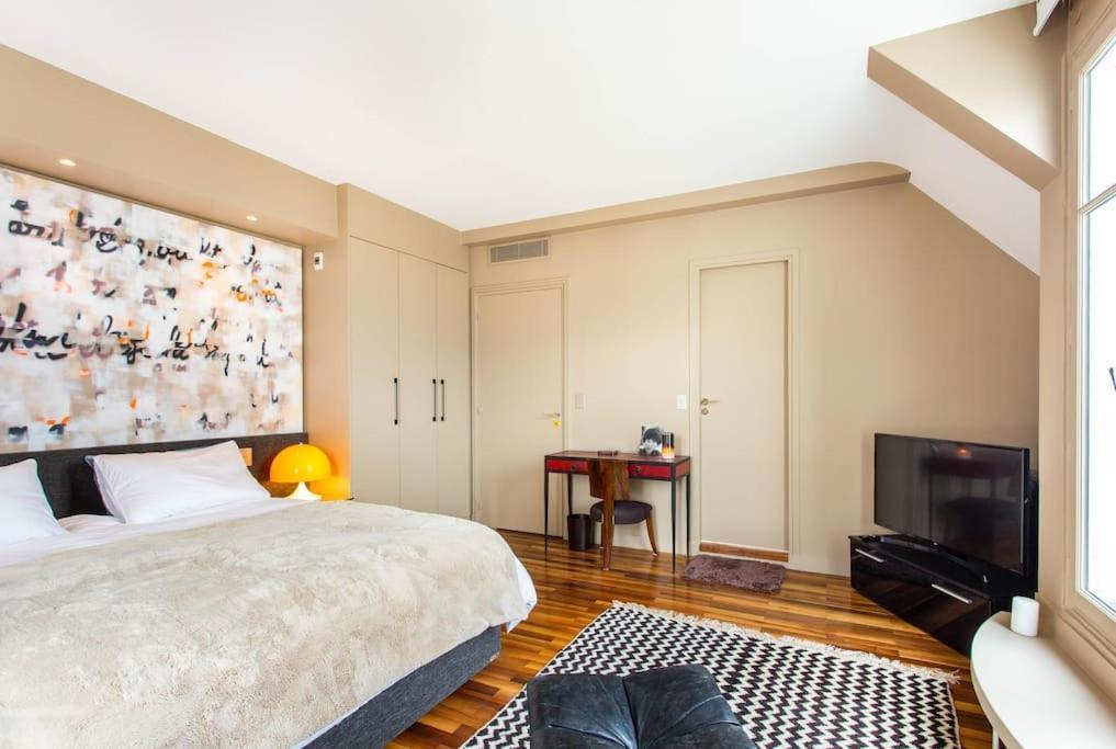 New Rbnb Eiffel Tower Rooftop 360 Terrace View And Parking * Parigi