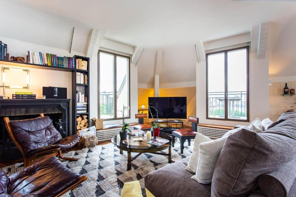 New Rbnb Eiffel Tower Rooftop 360 Terrace View And Parking Appartamento *