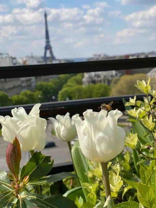 Appartamento New Rbnb Eiffel Tower Rooftop 360 Terrace View And Parking Parigi
